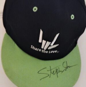 Black and Green Hat with Signature Design